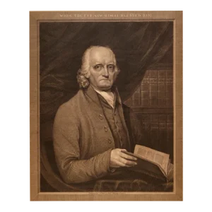 Richard Reynolds, Society of Friends: 19th C. Engraved Portrait by Wm. Sharp, 1817
