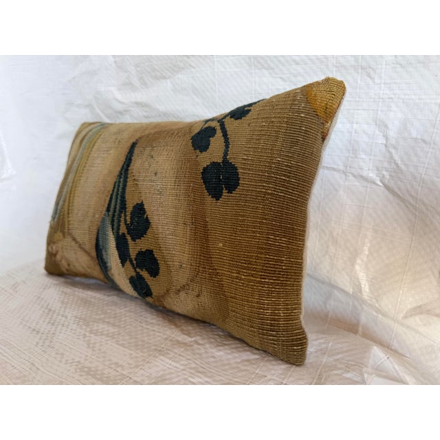 Renaissance 16th Century Brussels Verdure Tapestry Pillow For Sale - Image 3 of 7