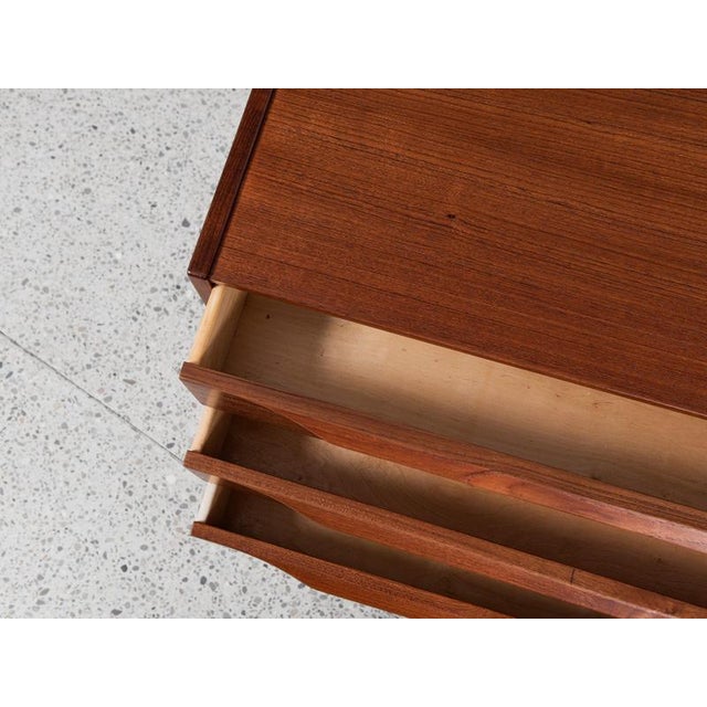 Wood Mid-Century Danish Model 34 Chest of Drawers in Teak by Kai Kristiansen for Aksel Kjersgaard 1960s For Sale - Image 7 of 12