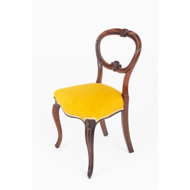Victorian Balloon Back Dining Chairs, Set of 6 For Sale - Image 5 of 6