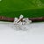 Lab Diamond Semi-Mount Ring With 12 Diamond Accents in Solid 14k Gold, Size 6.75 For Sale - Image 4 of 8