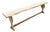 French 19th Century Bleached Solid Oak Country Console Table For Sale