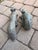 Hollywood Regency Vintage Ceramic Squirrels Life Size - A Pair For Sale - Image 4 of 10