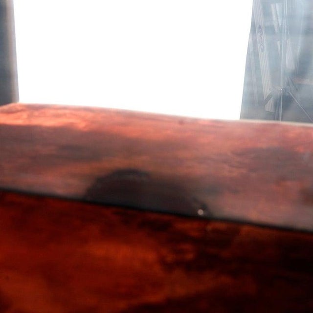 Antique French Vernis Martin Decorated Mahogany Vitrine, Circa 1890 For Sale - Image 16 of 18