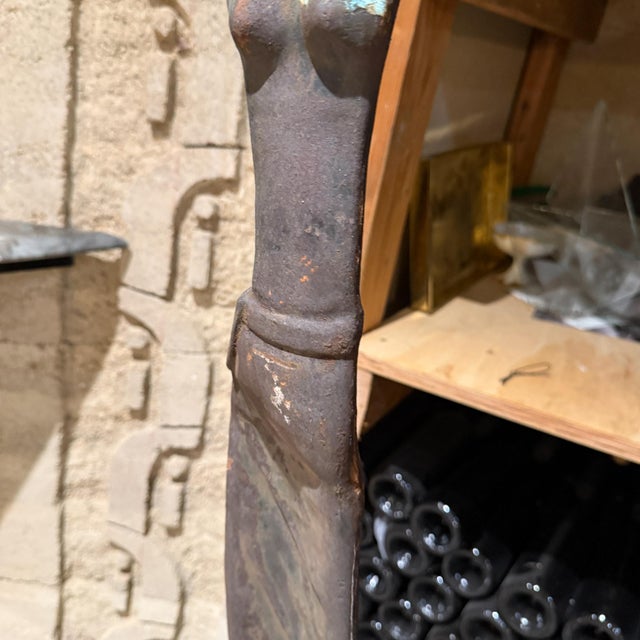 Metal Mid Century Bronze Sculpture of a Standing Figure Tette De Femme For Sale - Image 7 of 12