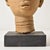 African Early 20th Century Terracotta Clay Funerary Portrait Akan Asante Nsodia on Custom Base Ghana For Sale - Image 3 of 9