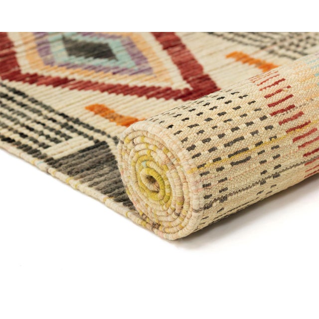 Hand-Knotted Wool Premium Rug by Azele Studio For Sale - Image 9 of 11