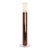 Handcrafted Ceramic Floor Lamp in With Linen Cylinder Lampshade in Polished Amber Glaze For Sale