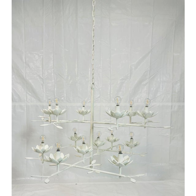 "Clementine" 14 Light Chandelier by Julie Neill for Visual Comfort For Sale In Los Angeles - Image 6 of 18