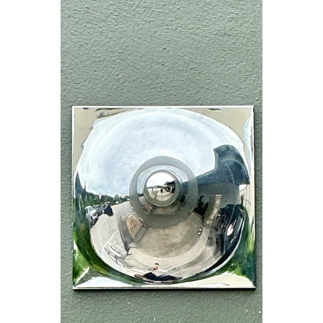 Vintage Chrome Wall Sconce For Sale In West Palm - Image 6 of 12