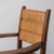 1940s Pair of Carved Wood and Woven Chairs by Charles Dudouyt For Sale - Image 12 of 13