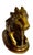 Metal 1950s Mid Century South Indian Brass Statue of Shiva's Bull Nandi Metal Antique For Sale - Image 7 of 14