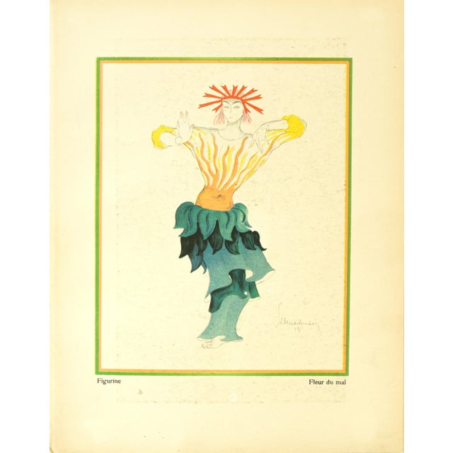 Walter Schnackenberg 1922 Original German Art Deco Poster, Joacchim Van Seewitz; Fleur De Mal (Recto/Verso) For Sale - Image 4 of 6