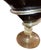 Camozzo Dark Amethyst Murano Glass & Gold Fleck Glass Compote. Signed by Camozzo. For Sale - Image 4 of 10