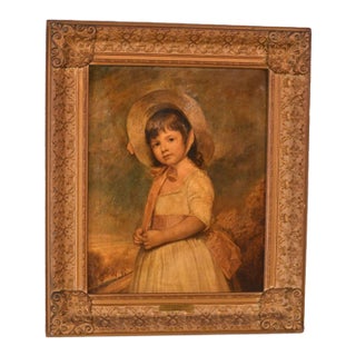 Late 20th Century "Miss Willoughby" Print After George Romney For Sale