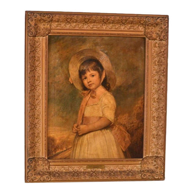 Late 20th Century "Miss Willoughby" Print After George Romney For Sale