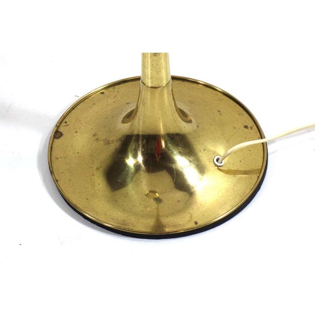 Space Age Italian Gold Brass Magnetic Floor Lamp by Goffredo Reggiani, 1960s For Sale - Image 6 of 8