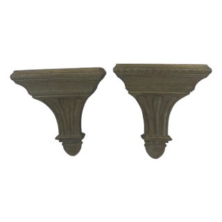 Vintage Gold Corbels - A Pair For Sale