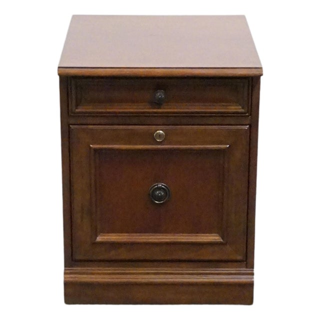 Hooker Furniture Cherry Traditional Contemporary 18" File Cabinet For Sale