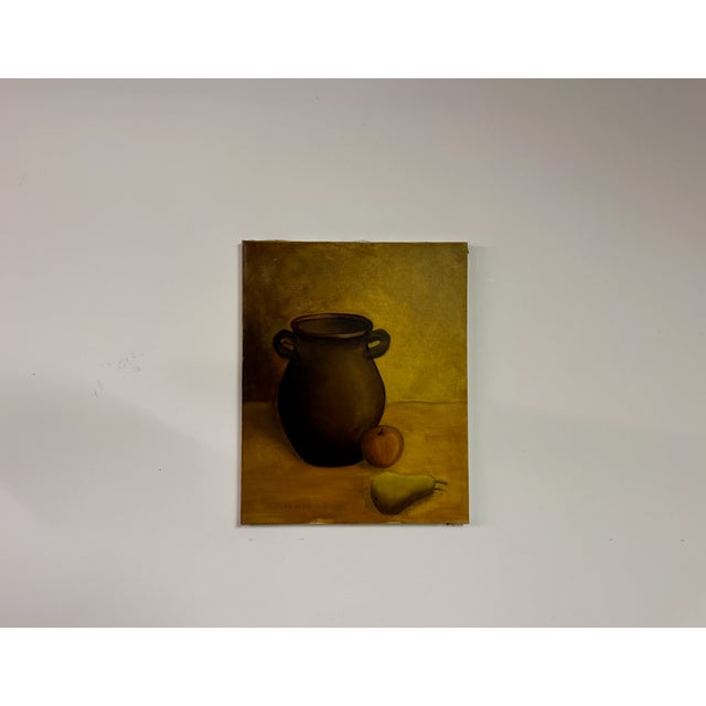 Mid-Century Modern Unknown, Still Life Painting, 1960s, Oil on Canvas For Sale - Image 3 of 9