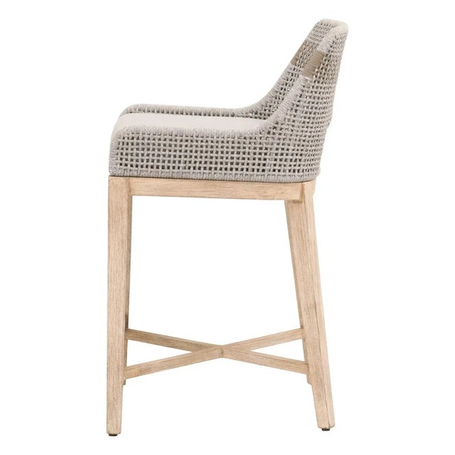This woven counter stool will add a touch of coastal style to your kitchen, bar or dining room. Constructed with a...