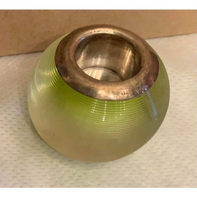 Metal 1950s Glass Match Striker For Sale - Image 7 of 10