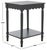 Contemporary Heaven Scalloped Accent Table in Matte Black For Sale - Image 3 of 8
