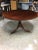 This is made-to-order round traditional mahogany accent/foyer table made in the Leighton Hall shop. It features a field of...