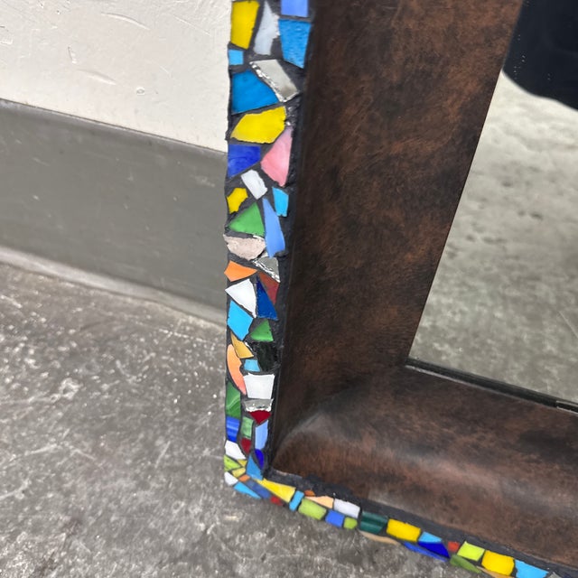 Mychelle Fitzgerald Party Confetti Mosaic Design Wall Mirror For Sale - Image 10 of 12