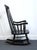 Black Ethan Allen Hand Decorated Black Hitchcock Style Boston Rocker 14-9703 - 609 Finish For Sale - Image 8 of 10