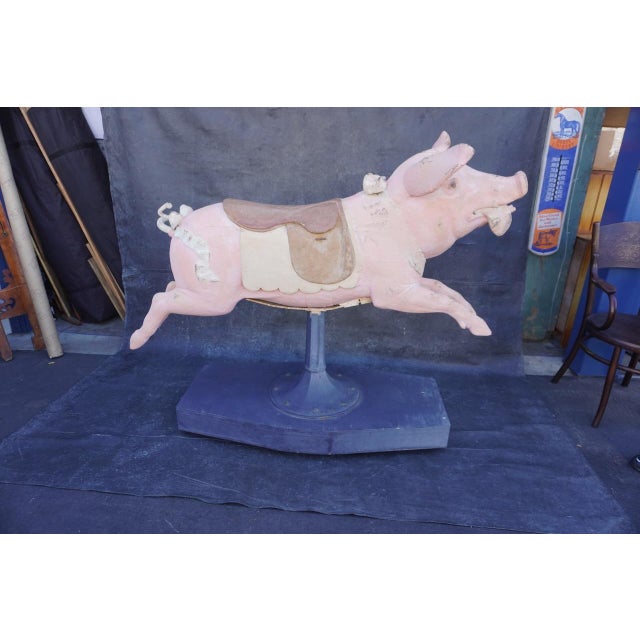 19th Century French Carousel Pig For Sale - Image 4 of 9