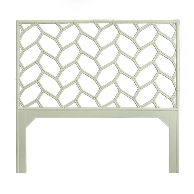 Silas Headboard Queen - Celery Green For Sale In West Palm - Image 6 of 6
