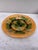 Large French Majolica Strawberries Plate, circa 1890. 10.2 inches diameter.