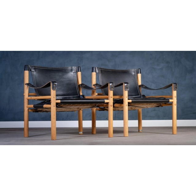 Arne Norell Set of Safari Chairs by Arne Norell for Arne Norell Ab Sweden, 1960s For Sale - Image 4 of 13