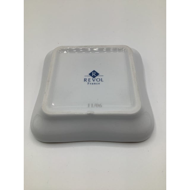Art Deco Vintage Claridge’s Hotel London Porcelain Pin Dish Ashtray Made France For Sale - Image 3 of 4