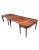 Grand Federal / Hepplewhite Ribbon Mahogany Three-Part Dining Table, 1800s For Sale - Image 13 of 13