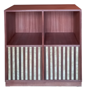Mahogany Lupo Strisce Credenza from Pietro Meccani, 1989