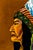 Native American Mid-Century Oil on Tanned Hide Portrait Painting of a Native American Chief For Sale - Image 3 of 12