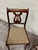 Vintage Duncan Phyfe Style Harp Back Lyre Back Dining Chairs - Pair For Sale - Image 4 of 9