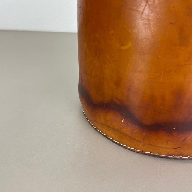 1960s Leather PaperBasket from Torben Ørskov & Co, Denmark, 1960s For Sale - Image 5 of 18