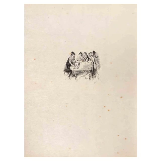 Hégésippe Moreau, Petits Contes à ma Sœur, Lithograph, 1838 For Sale