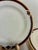 Vintage Pickard Fine China Bread Plates, Set of 8, Burgundy & Gold Fan Accent For Sale In Oklahoma City - Image 6 of 12