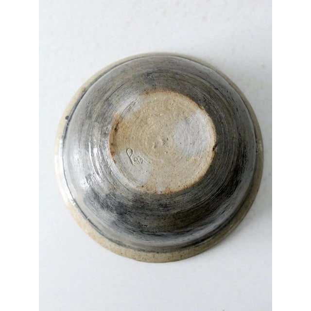 Vintage Studio Pottery Bowl For Sale - Image 9 of 9
