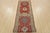Kazak Runner 2’9” X 9’7” Red Wool Tribal Hand-Knotted Oriental Rug For Sale - Image 12 of 13