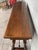 19th Century Spanish Bench Console Table With Drawers For Sale - Image 6 of 13
