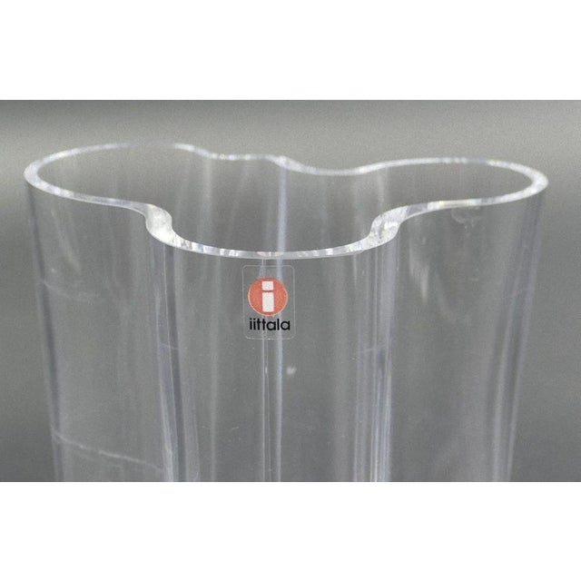 Crystal Vase by Alvar Aalto for Iittala For Sale - Image 3 of 5