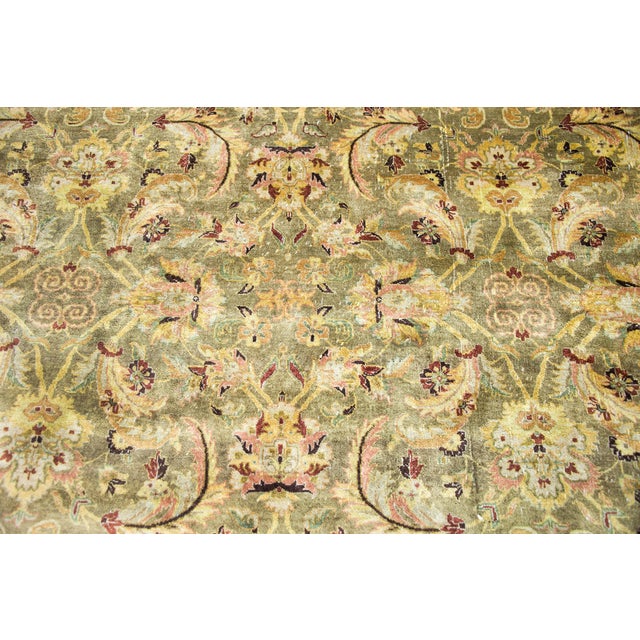 Late 20th Century Indian Oushak Rug For Sale - Image 14 of 15