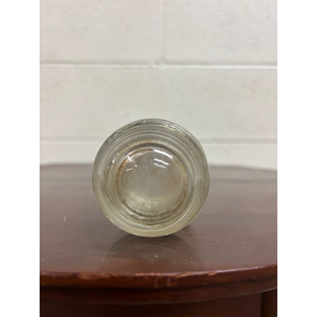 Early 20th Century Vintage Hemingray 12 Clear Glass Insulator For Sale - Image 5 of 6