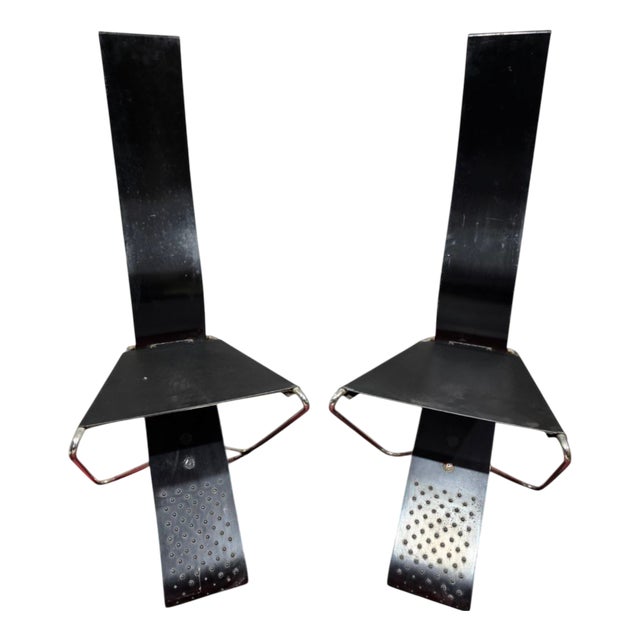 Impronta Series Chairs attributed to Pietro Arosio, 1986, Set of 2 For Sale