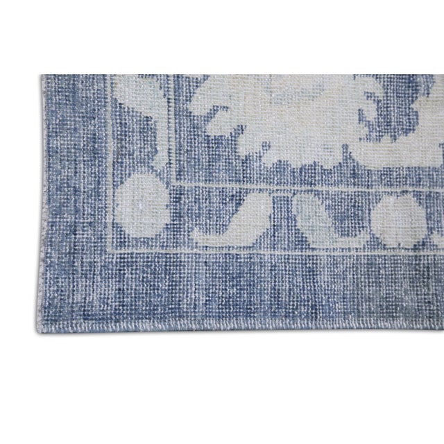 Modern Handmade Turkish Oushak Rug 12'3"x15'1" For Sale In Houston - Image 6 of 8